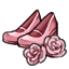 Noisette Rose Heels