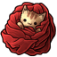 Warm Ruby Kitty Fabric