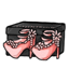 Pink Flower Heels