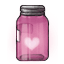 Lost and Found Flirty Heart in a Jar