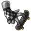 Checkered Mini Skateboard Attire