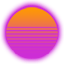 Glitched Futurewave Sunset V2