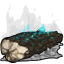 Ancient Burnt Log