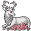 Blooming Romance Stag Antlers