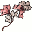 Rose and Ivory Sakura Petals