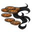 Shiny Coins of Black Curls