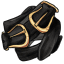 Black and Gold Double Trouble Buckle