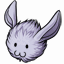 Lavender Bunny Puff