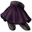 Plum Flared Skirt