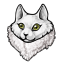 White Cat Full Neck Fluff
