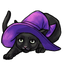 Feline Familiar Purple Hat