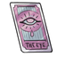 Cloudy Pink Vision Tarot Card