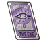 Cloudy Lavender Vision Tarot Card