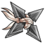 Delicate Hair Wrapped Pointed Shuriken