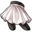 Cream Flared Skirt