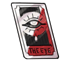 Darkened Oddly Ruby Vision Tarot Card