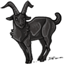 Devilish Goat Figurine