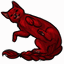 Ruby Braided Kitty Tail