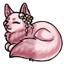 Pink Fox Belled Ears
