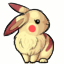 Oddly Colored Bunny Companion