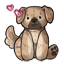 Tag-along Pup Plush