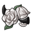 Petite Rose Horn Caps