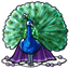 Peacock Beaded Corset of Pride