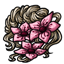 Pink Lily Pinned Blonde Braid