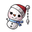 Cutesy Little Snowman Bling