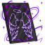 Angelic Purple Halo Card