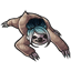 Sprawled Out Enchanted Sloth Bun