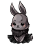 Onyx Sassy Bunny Skirt