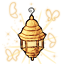Golden Butterfly Lantern