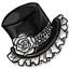 Fanciful Lace Top Hat