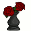 Vase of Seductive Red Roses