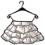Pearl Ruffled Skirt
