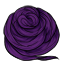 Purple Prose Fabric Rose