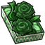 Treasured Emerald Rose Box