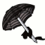 Inky Sheer Fabric-Wrapped Umbrella