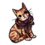 Chocolate Strands of the Curious Kitten