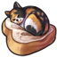 Sweet Roll Toasty Cat Loaf