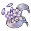 Shimmering Flowing Flowers Gown