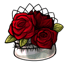 Bouquet of Sanguine Roses
