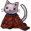 Big Lumberjack Kitty Cardi