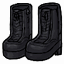 Black Ankle High Combat Boots