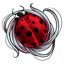 Blueberry Ladybug Wisps