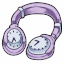 Lilac Clockwork Headphones