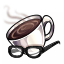 Hot Cuppa Atramentous Hipster Spectacles