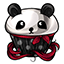 Cranberry Panda Cakie Braid
