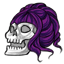 Spooky Skull Bouffant